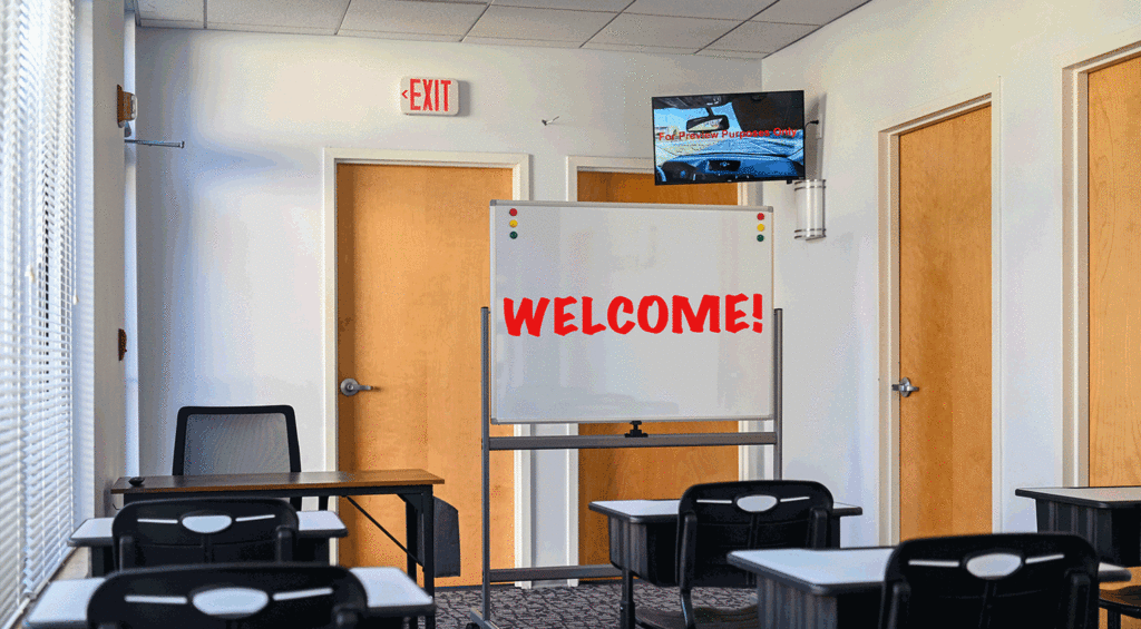 Class Room at Driving School Ashland, MA